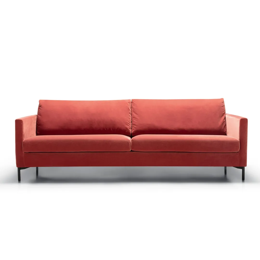 Sits Impulse 4 Seater Velvet raspberry pink