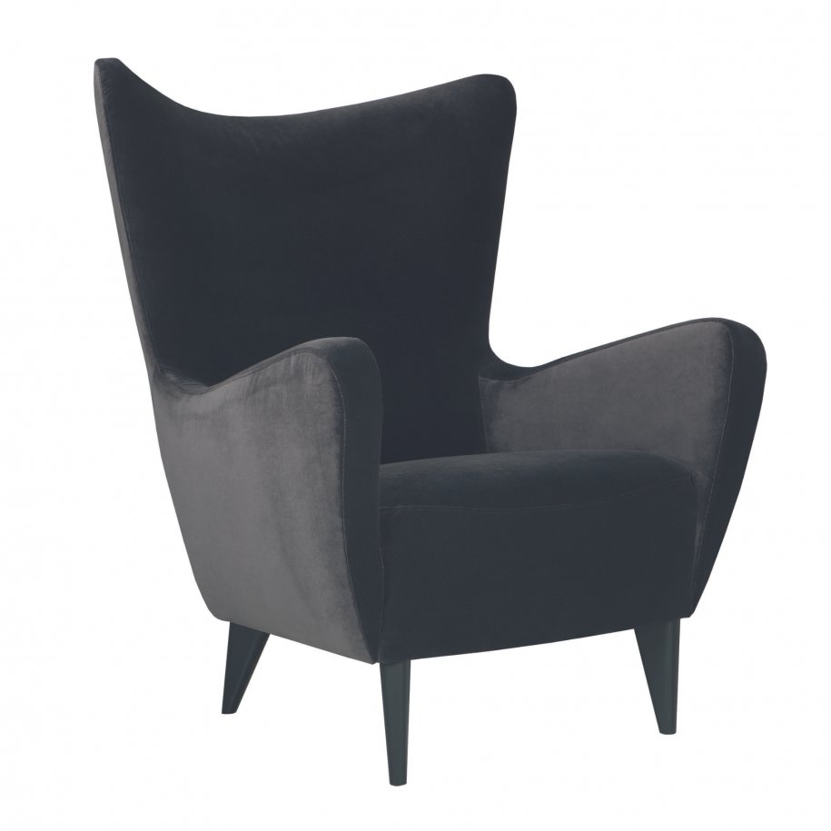 Sits Elsa Armchair Classic Velvet antracite