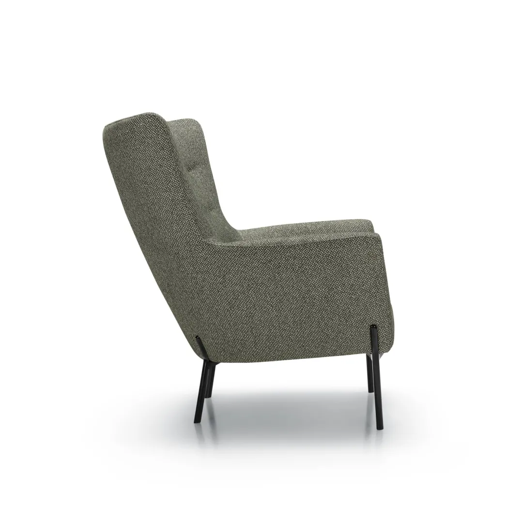 Sits Valentin Armchair Calypso Khaki Green side view