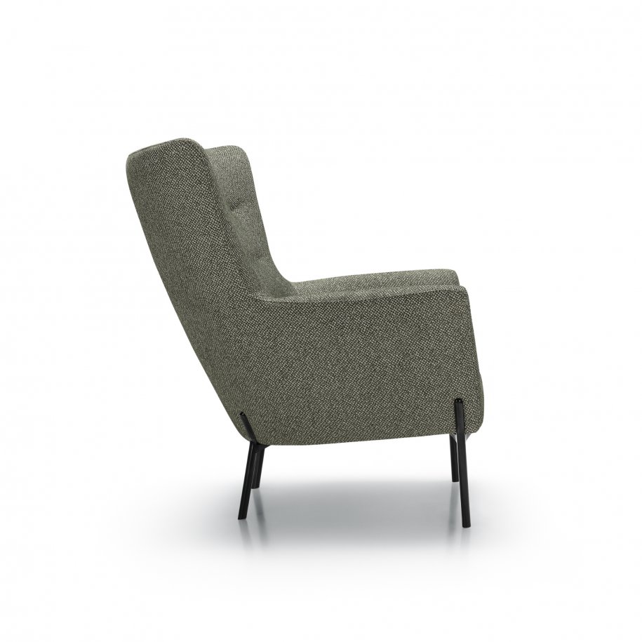 Sits Valentin Armchair Calypso Khaki Green side view