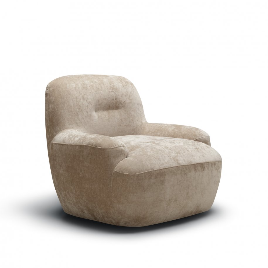 Sits Uma Armchair wildflower cold beige angled