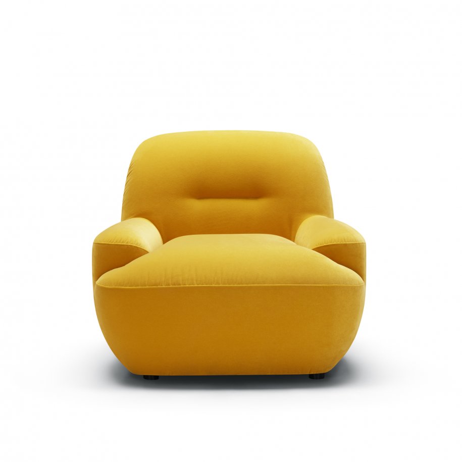 Sits Uma Armchair Classic Velvet yellow