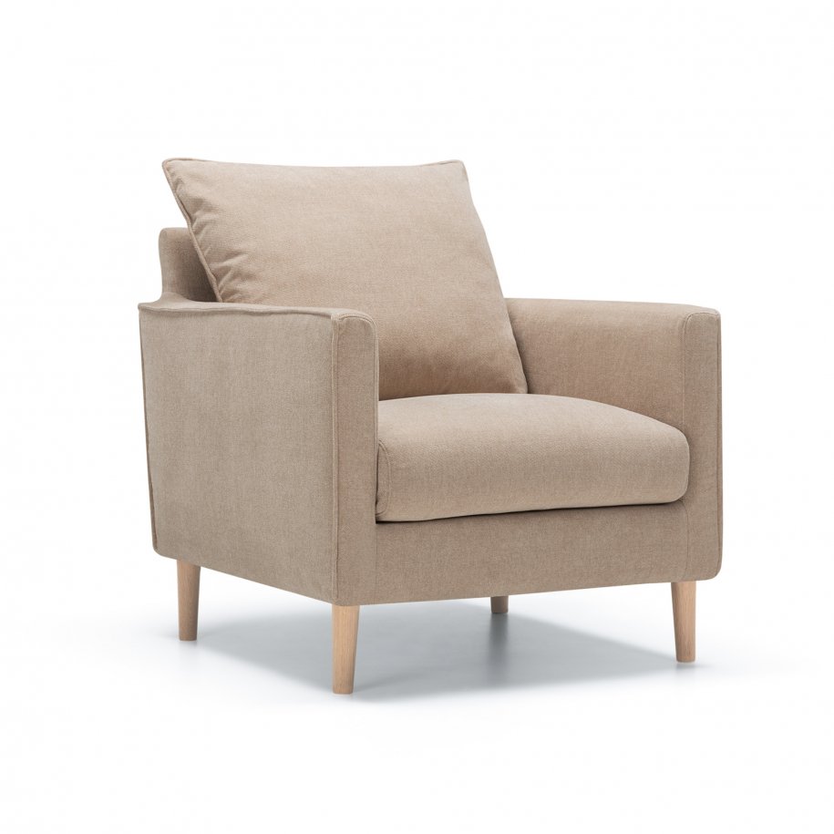 Sits Sally Armchair Stipa Beige angled