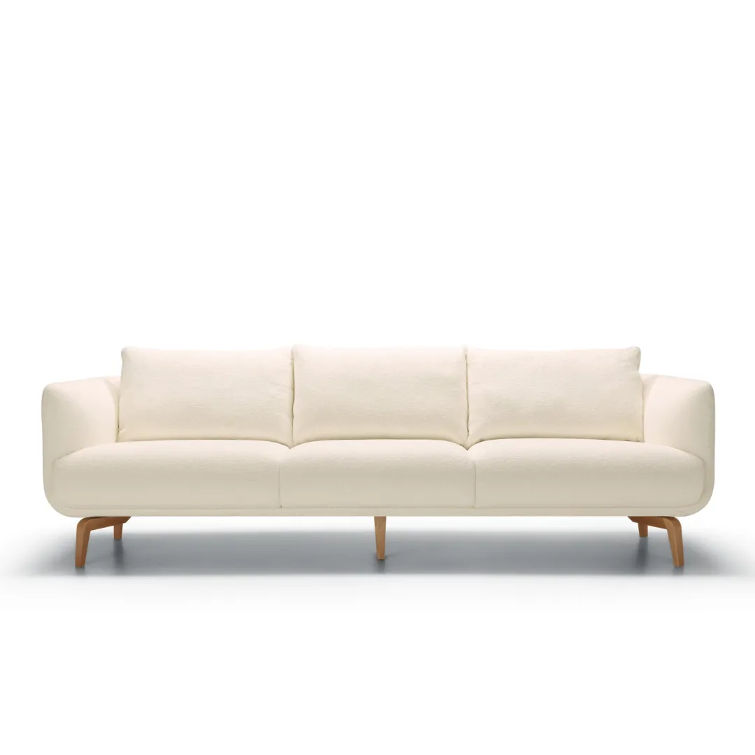 Sits Moa 4 Seater willow white front facing