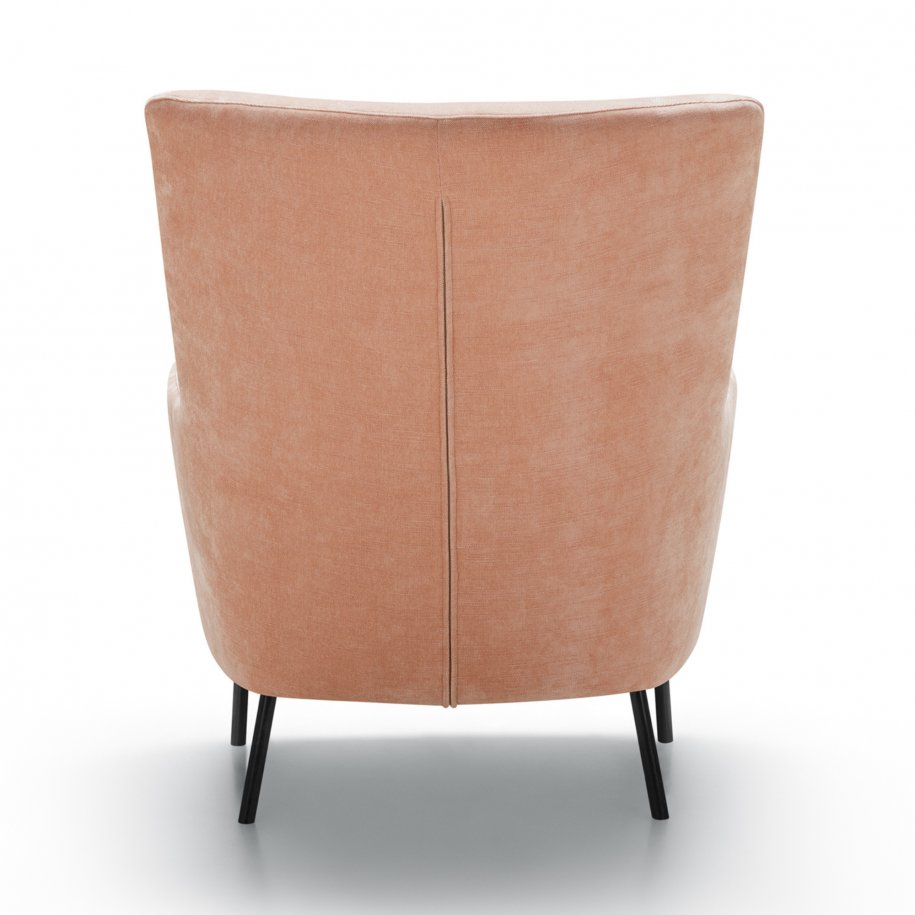 SITS Disa Armchair wildflower dusty pink back view