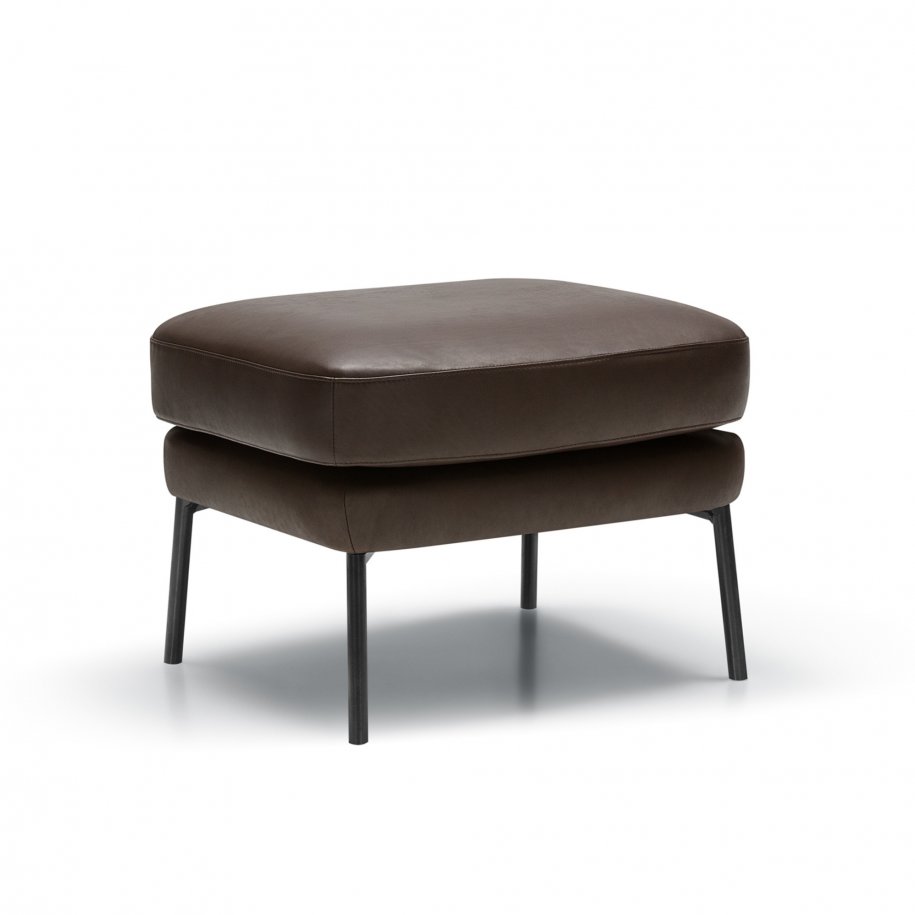 SITS Disa footstool aniline dark brown