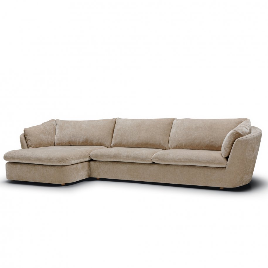 SITS Bonnie Set 2 Chaise Sofa Linen Natural