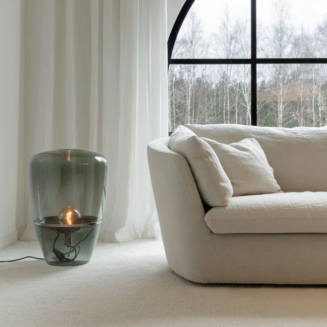 SITS Bonnie 3XL Sofa wildflower cold beige left side view