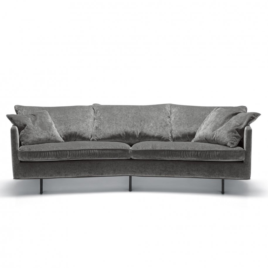 SITS Julia 3 Seater round elyot Grey