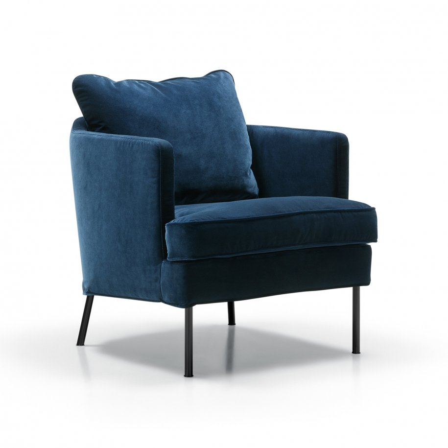 SITS Julia Armchair Classic velvet dark blue