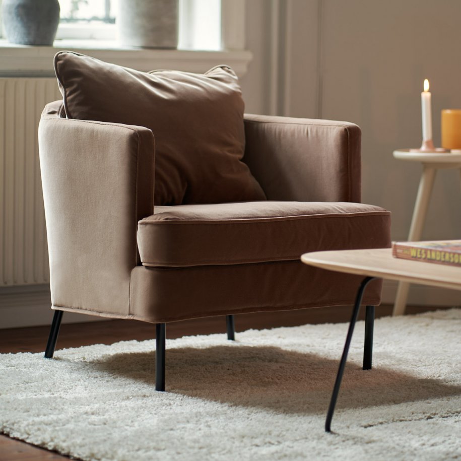 SITS Julia Armchair lario light brown