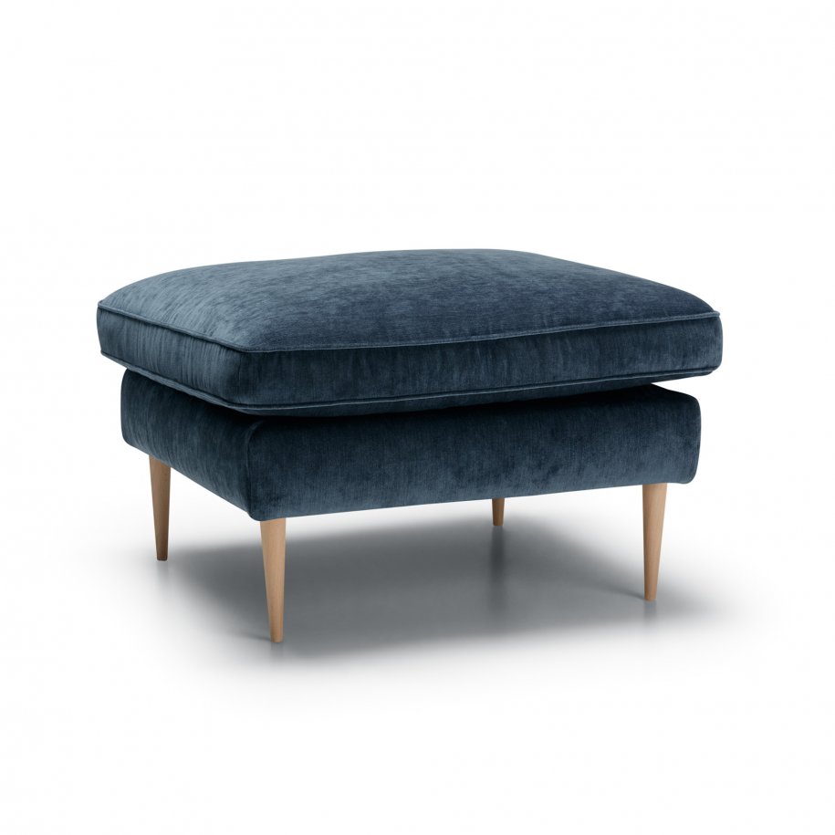 SITS Teddy Footstool elyot dark blue