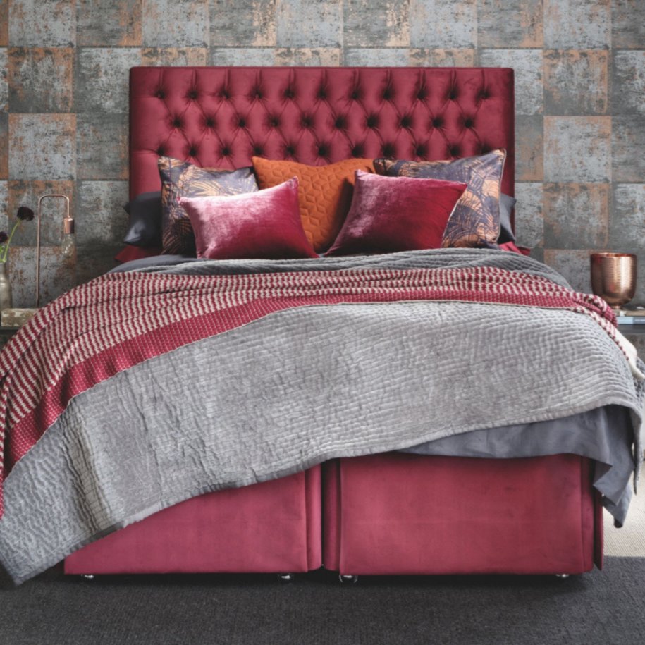 Hideaway Divan Base with Eleanor Headboard