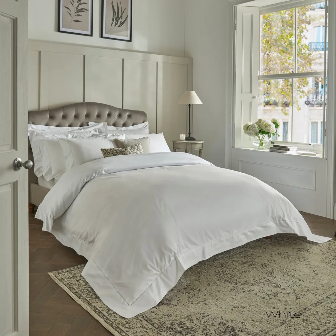 Carnaby hemstich duvet cover