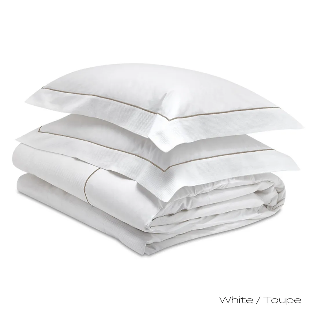 Hoxton Bed Linen Set white taupe