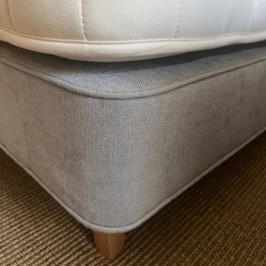 Hypnos 150cm x 200cm (King Size) Hypnos Cotton Origins 8 Divan Set with a Francesca Headboard CLEARANCE