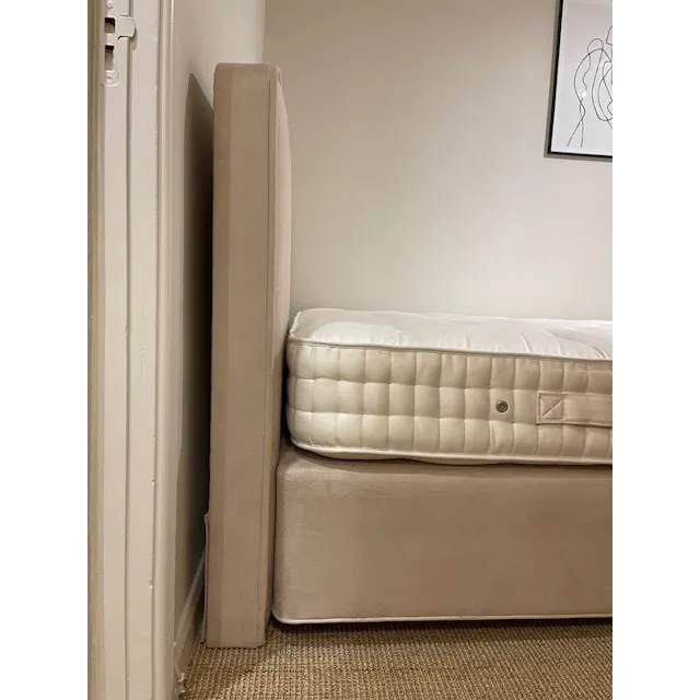 Vispring Baronet Superb Divan Bed & Palladio Headboard Side View