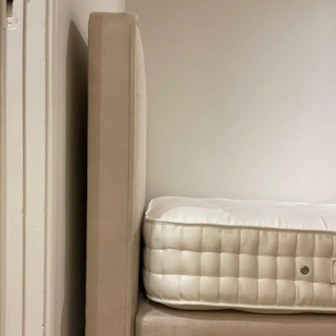 Vispring Baronet Superb Divan Bed & Palladio Headboard Side View