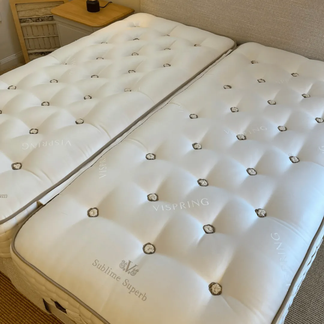 Vispring Sublime Superb Divan Bed Mattress angled View
