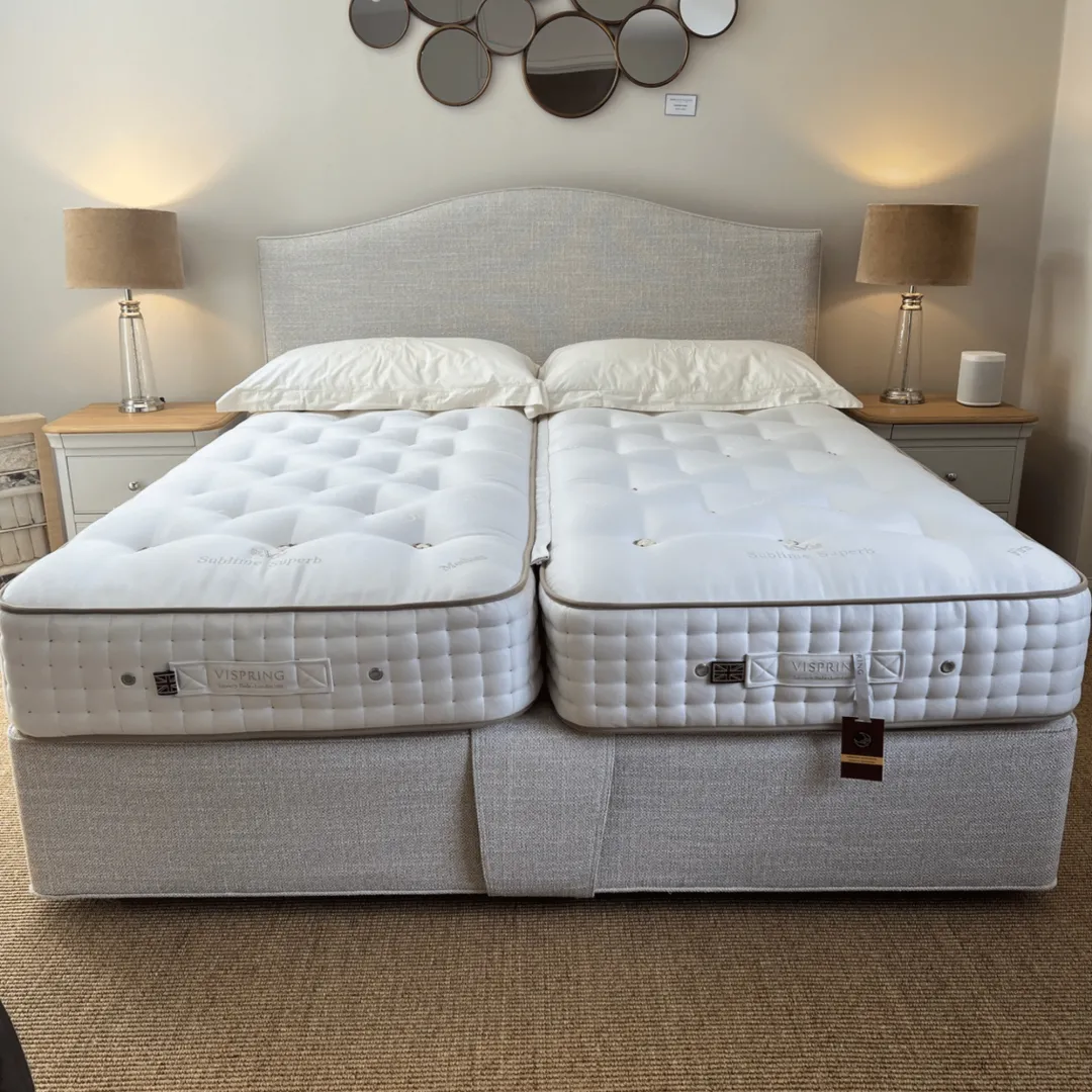 Vispring Sublime Superb Divan Bed with Mattress Full view
