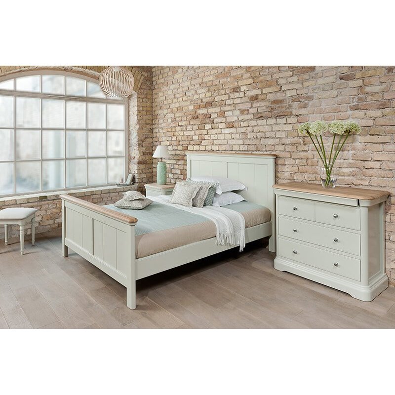 snuginteriors Lyon Tongue & Groove Panel Bed Frame (High Foot End)