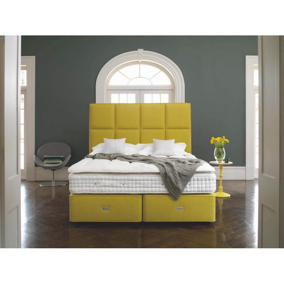 Victoria Headboard by Hypnos in Mustard