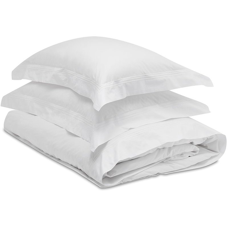 Brompton Boudoir Pillow Case White