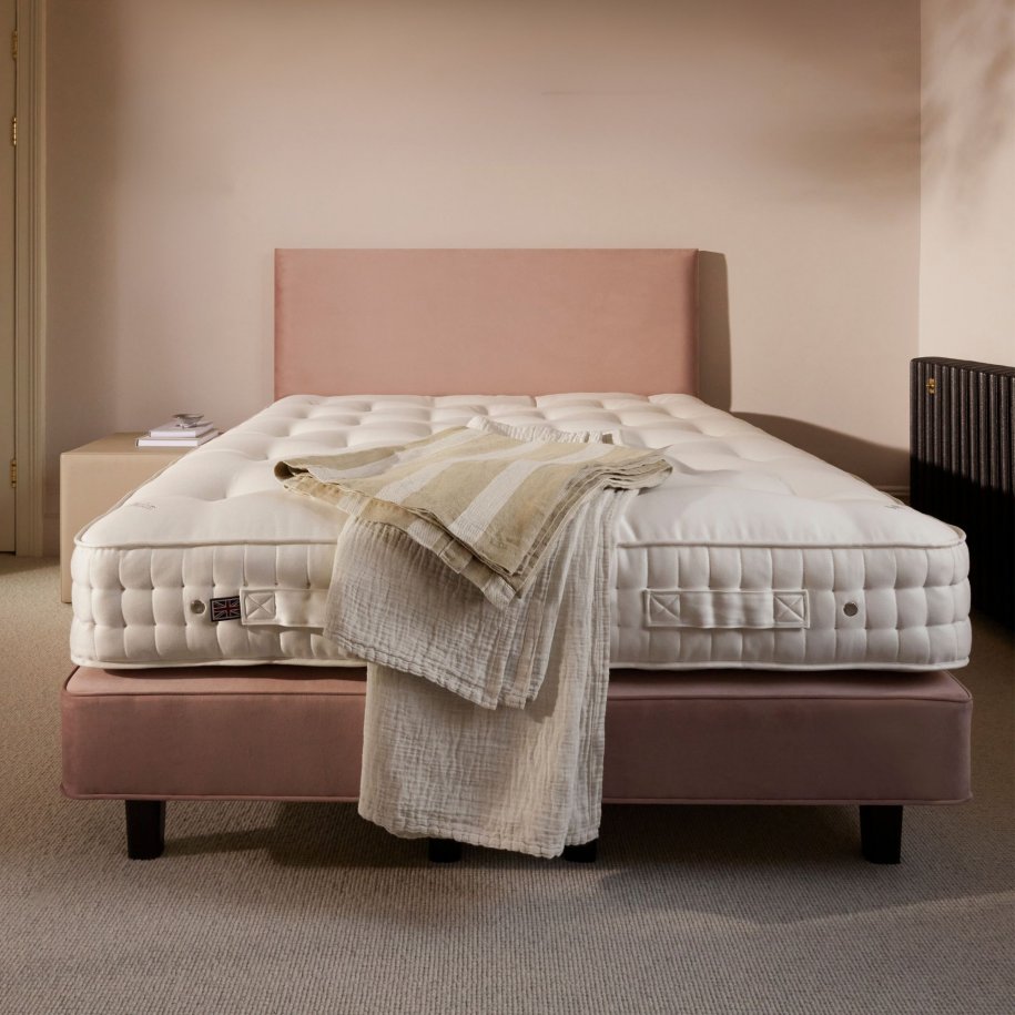 Vispring Deluxe Divan bed undressed