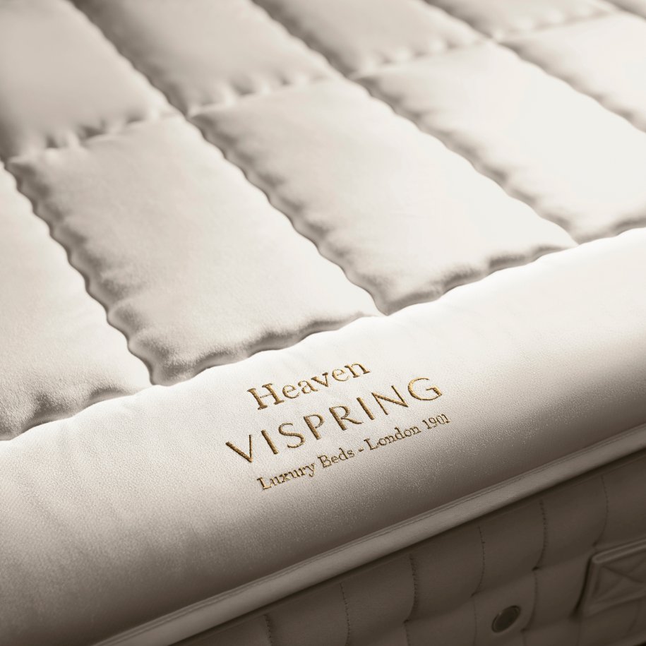 Vispring Heaven Mattress Topper close up