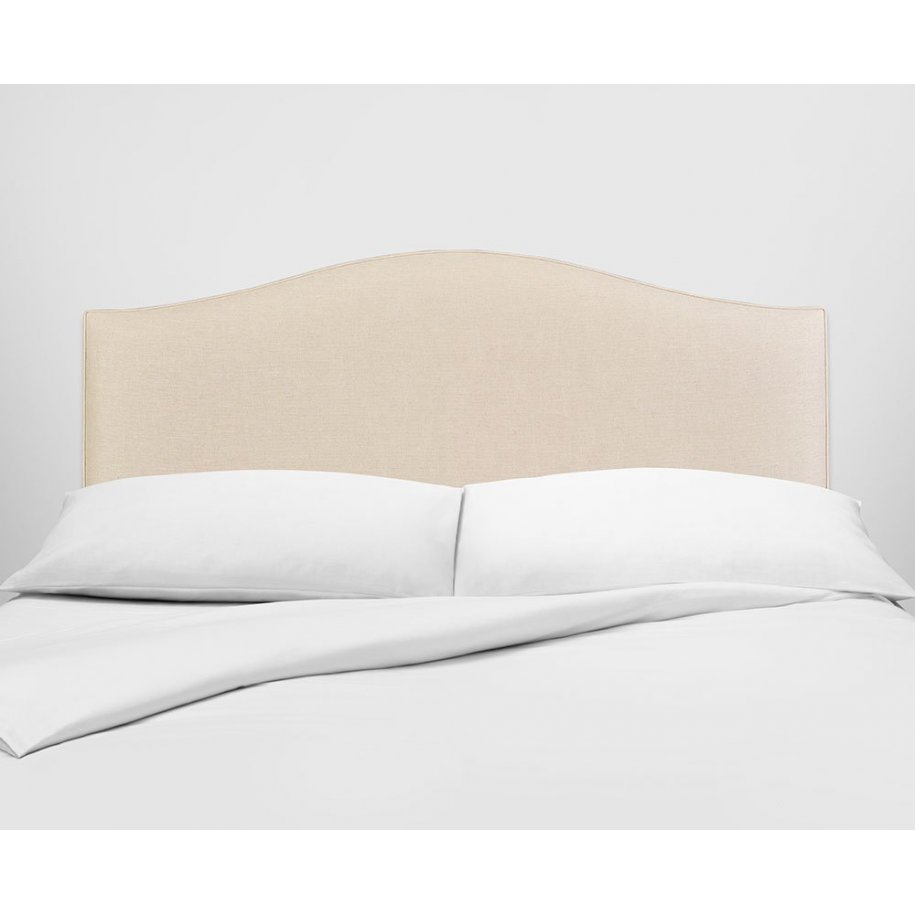 Vispring Iris Headboard featuring sweet elegant curve design