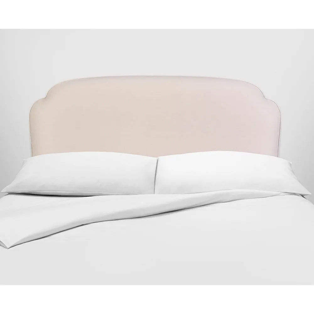 Vispring Moncorvo Headboard with White Linen