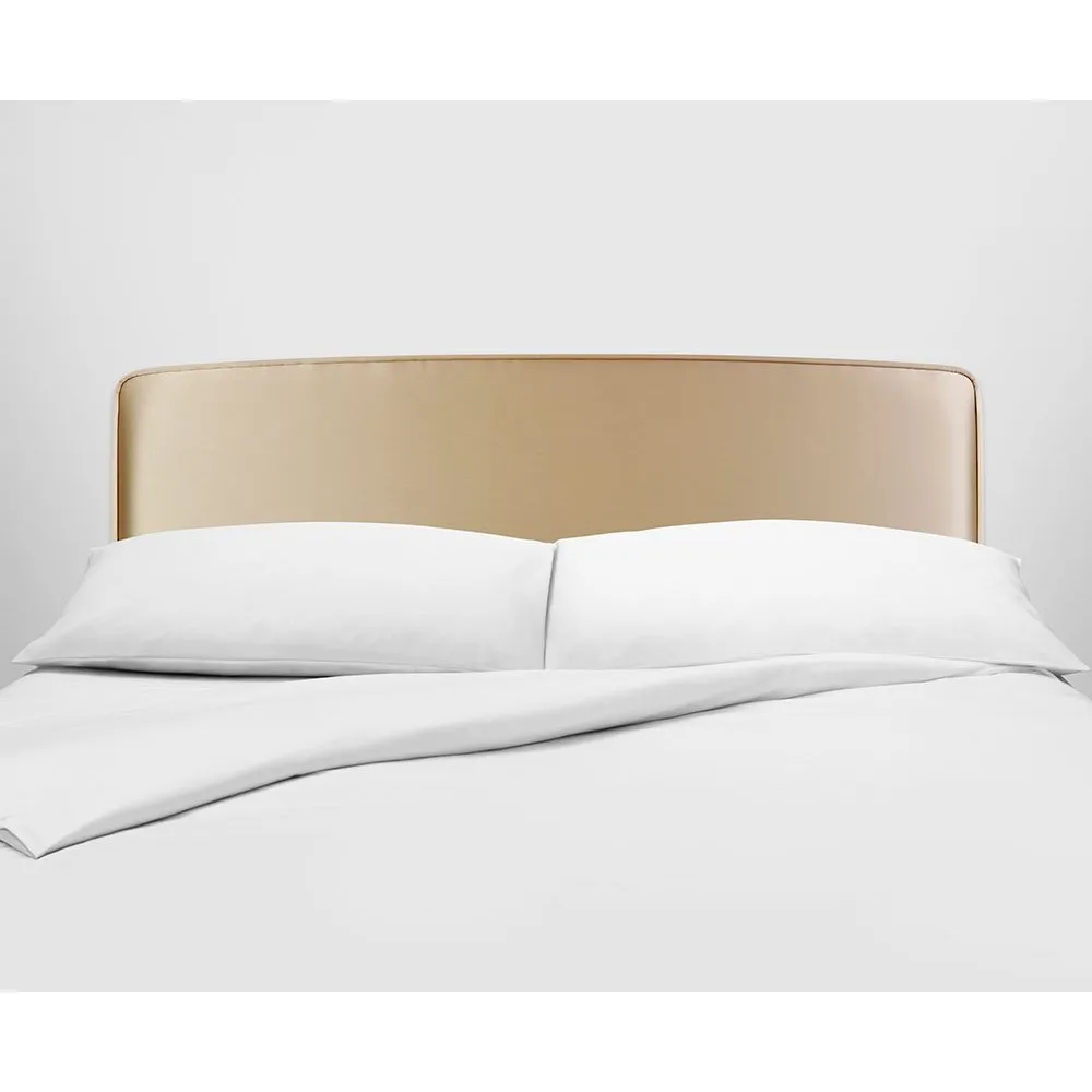 Vispring Palladio Headboard with White Linen