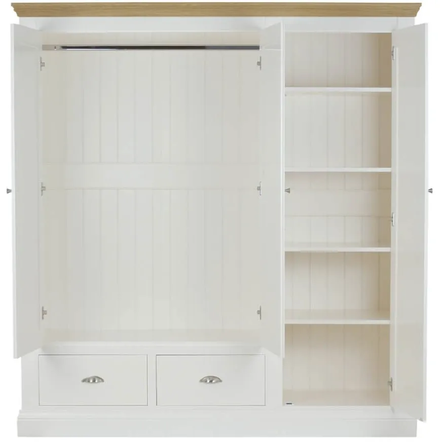 Hambledon Triple Ladies Wardrobe Open