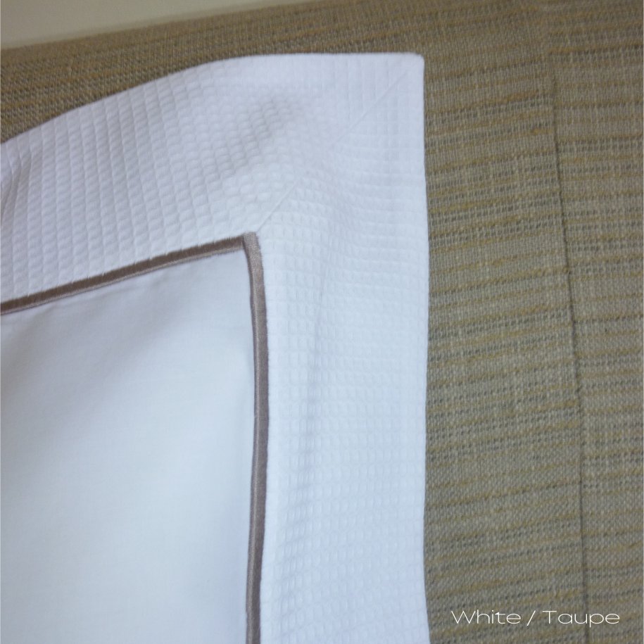 Hoxton Bed Linen Set white taupe