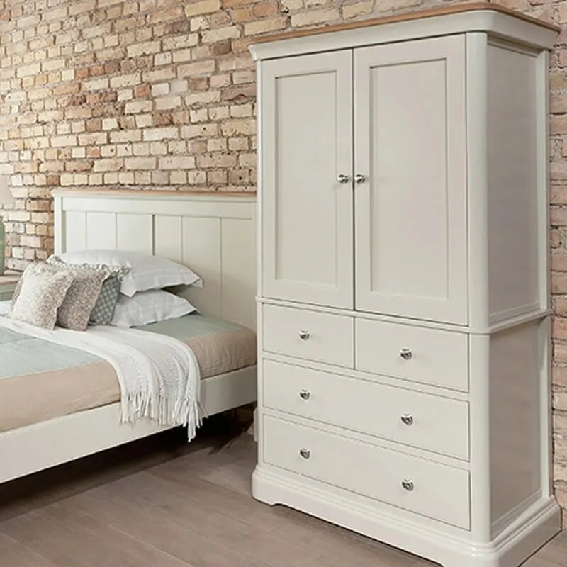 Lyon Linen Cupboard Grey Paint
