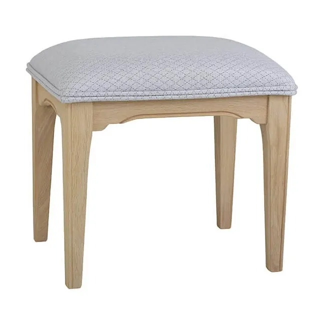 New England Oak Bedroom Stool
