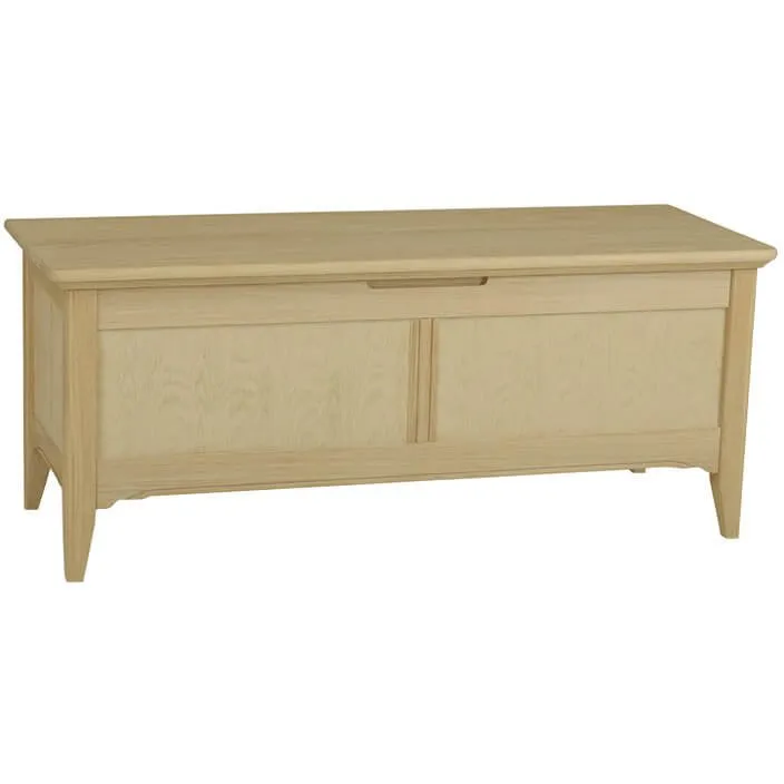 New England Oak Blanket Chest