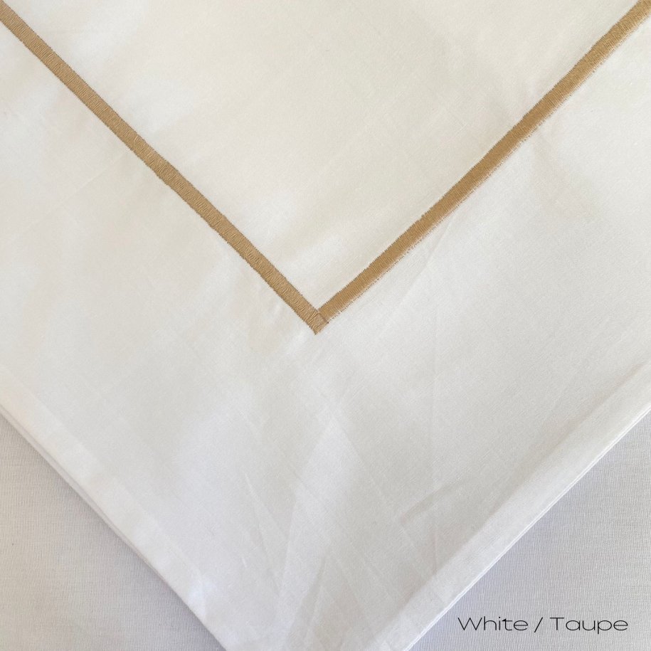 Savile linen white Taupe