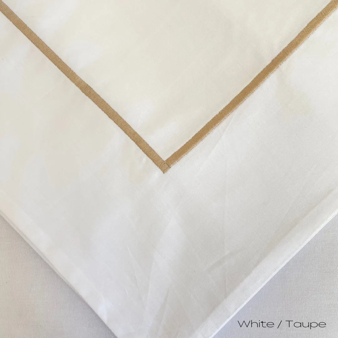 Savile linen white Taupe