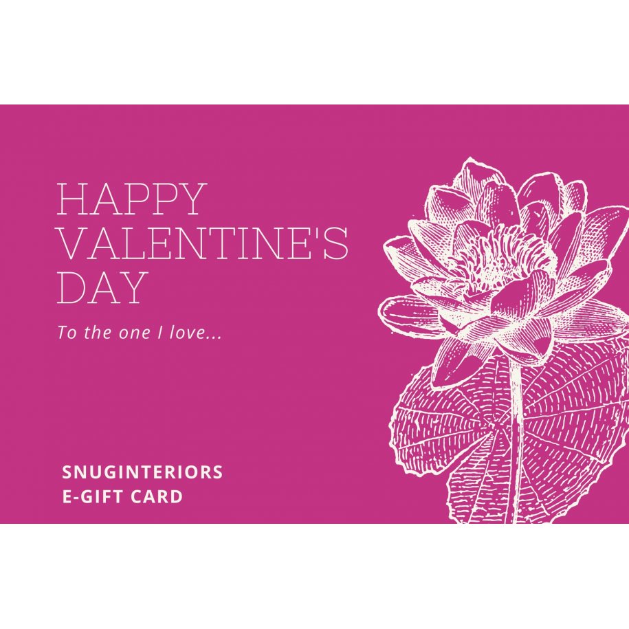 Valentine's Day E-Gift Card by snuginteriors
