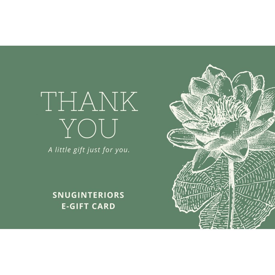 Thank You E-Gift Card by snuginteriors