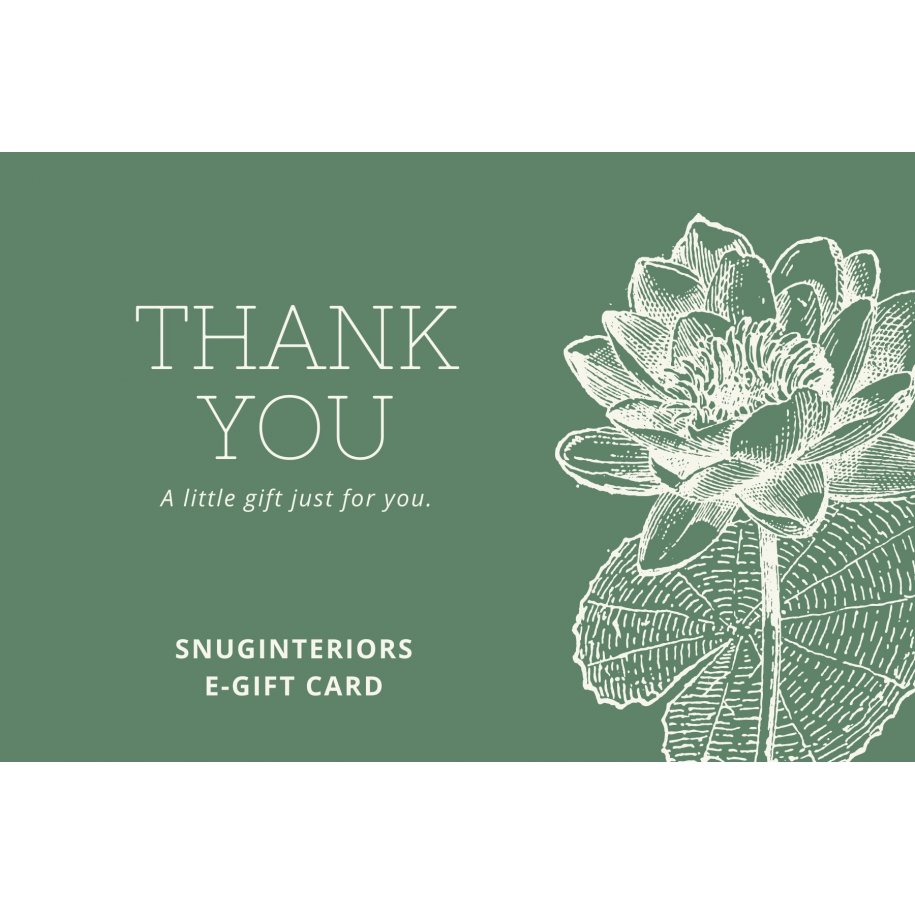Thank You E-Gift Card by snuginteriors