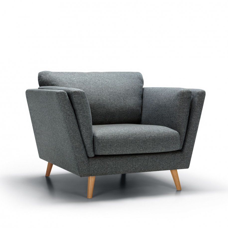 Sits Nova Armchair Silene Dark Blue side View