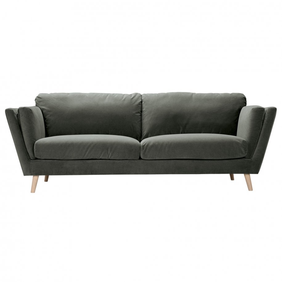 Sits Nova 3 Seater Classic Velvet Grey