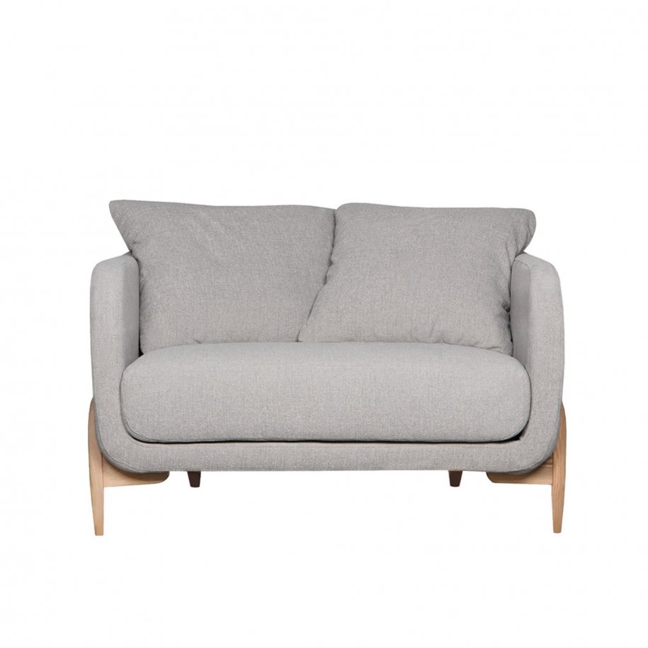 Sits Jenny Armchair Wide Light Grey front facing