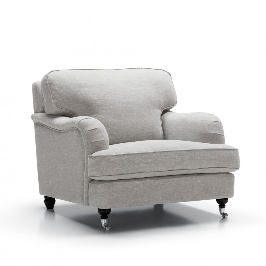 Sits Howard Armchair Caleido Stampato Grey Beige Side view