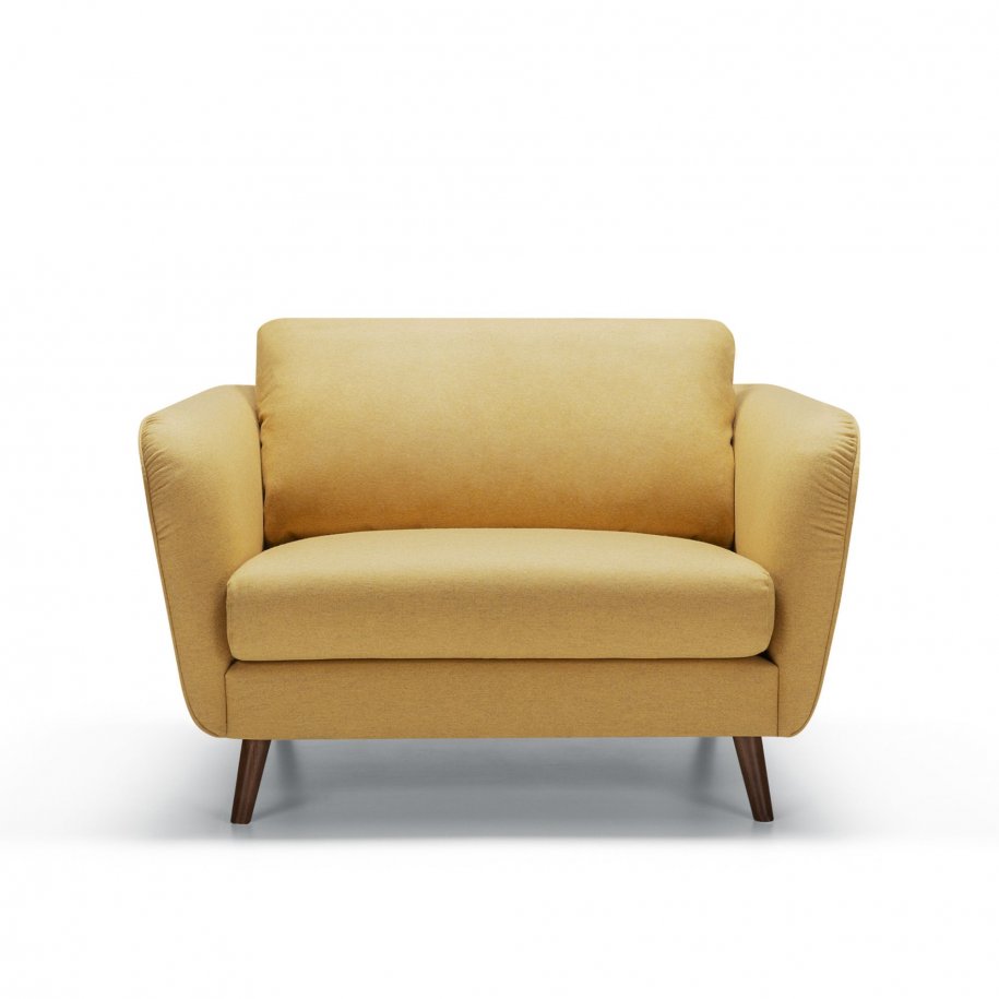 Sits Polly Armchair Malva Yellow front view