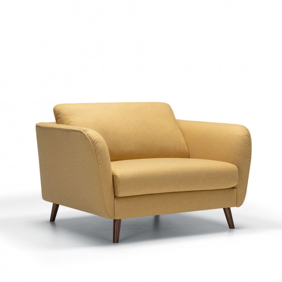 Sits Polly Armchair Malva Yellow side view