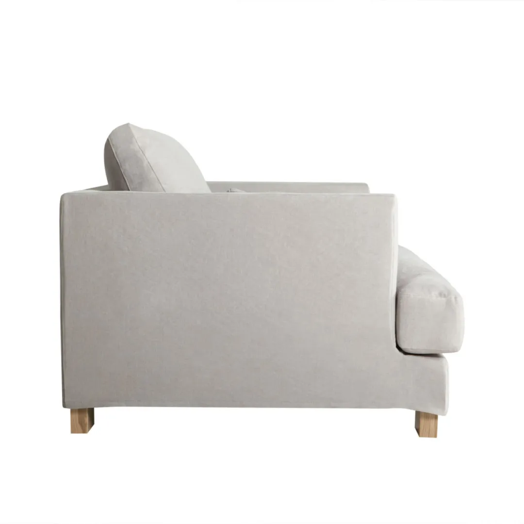 Sits Brandon Armchair Caleido Grey Beige side view