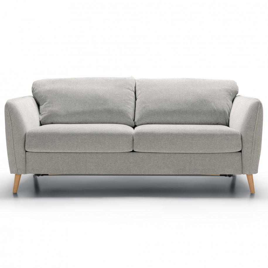 SITS LUCY 3seater sofa bed king 4 light grey front facing